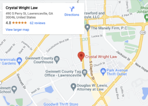 Crystal Wright Law - 490 S. Perry Street Lawrencevillle, GA 30046